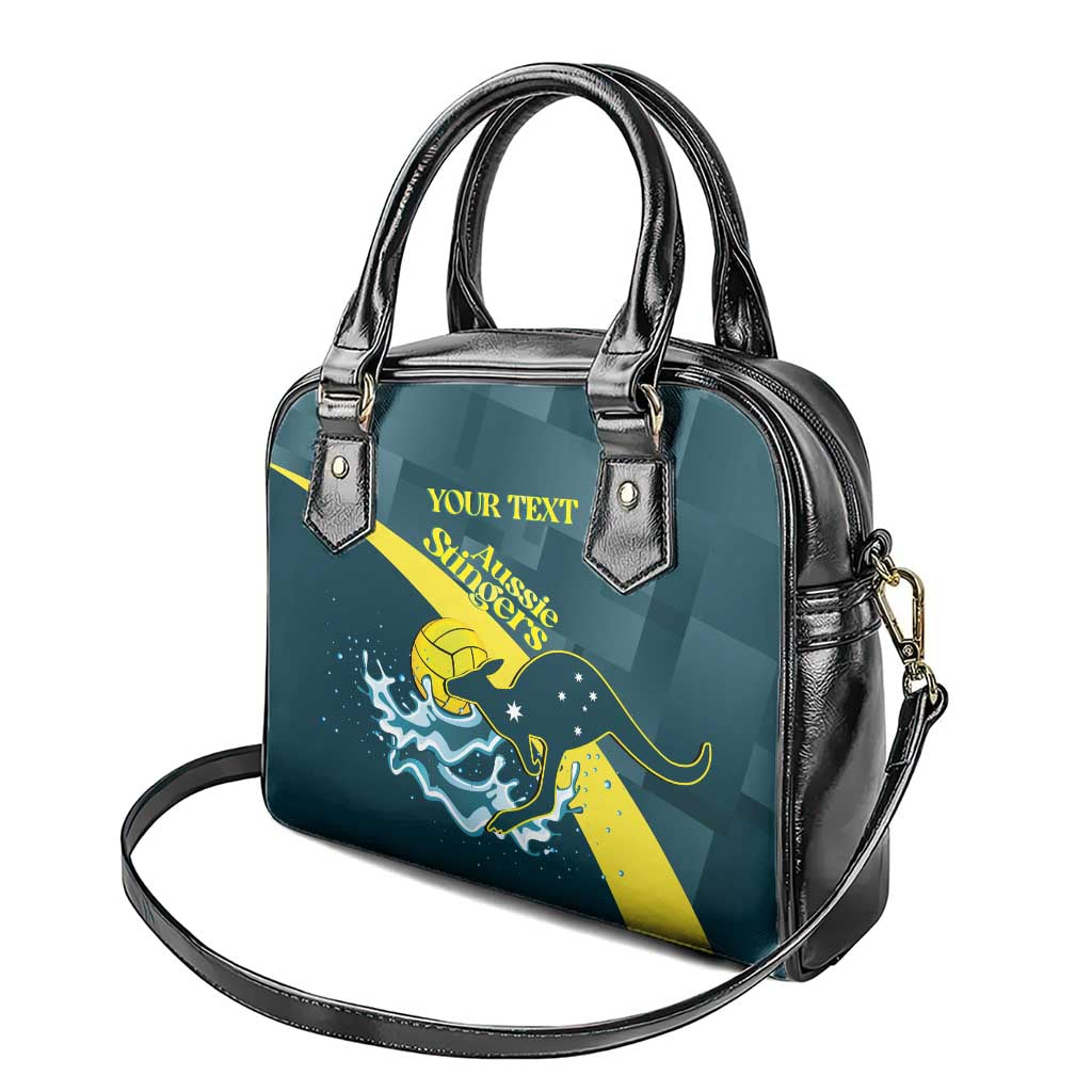 Custom Australia Water Polo 2024 Shoulder Handbag Aussie Stingers Kangaroo Sporty Version