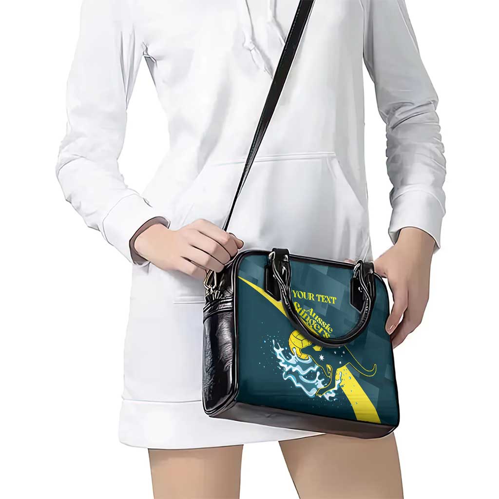 Custom Australia Water Polo 2024 Shoulder Handbag Aussie Stingers Kangaroo Sporty Version