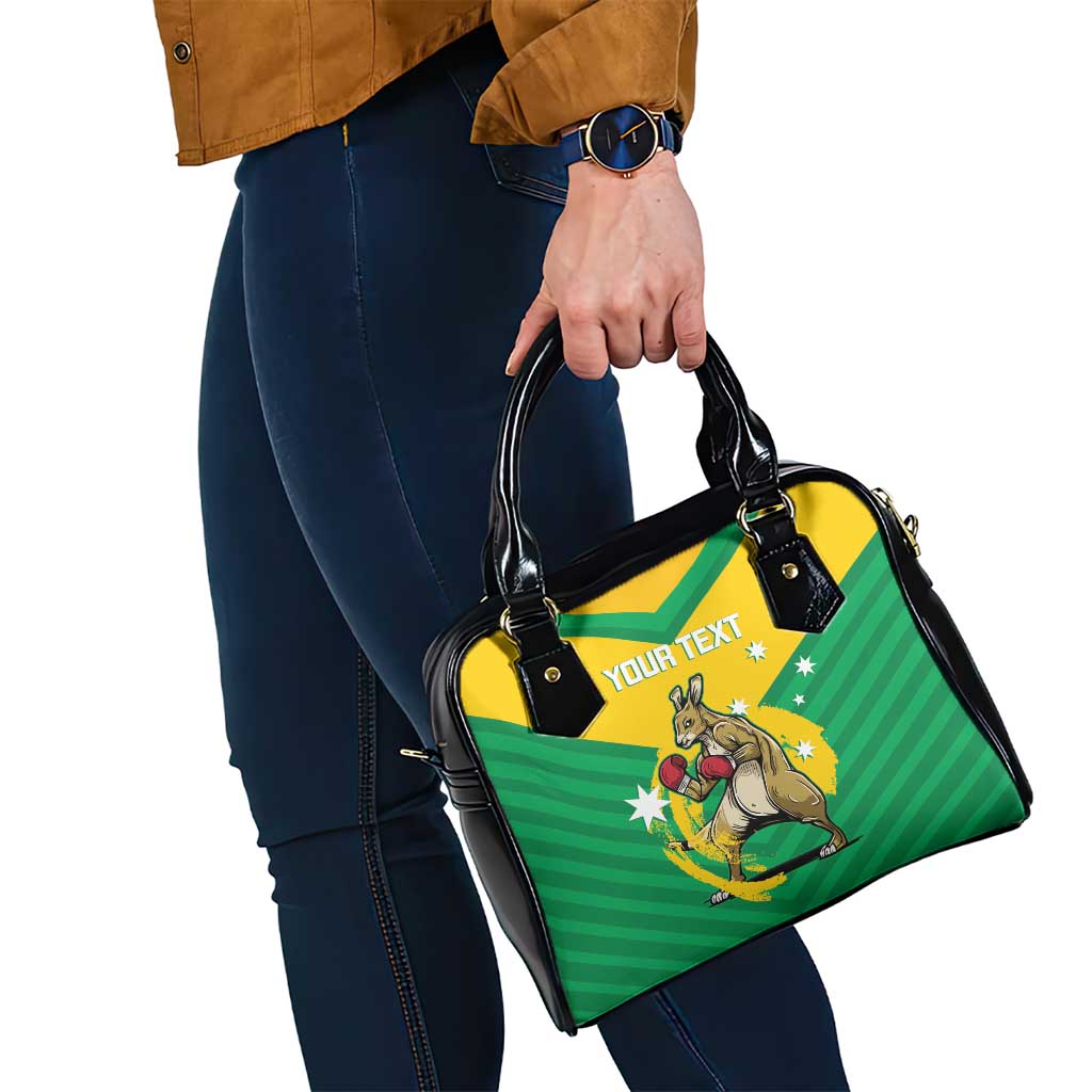 Personalised Australia Boxing Kangaroo Shoulder Handbag Aussie Pride National Color