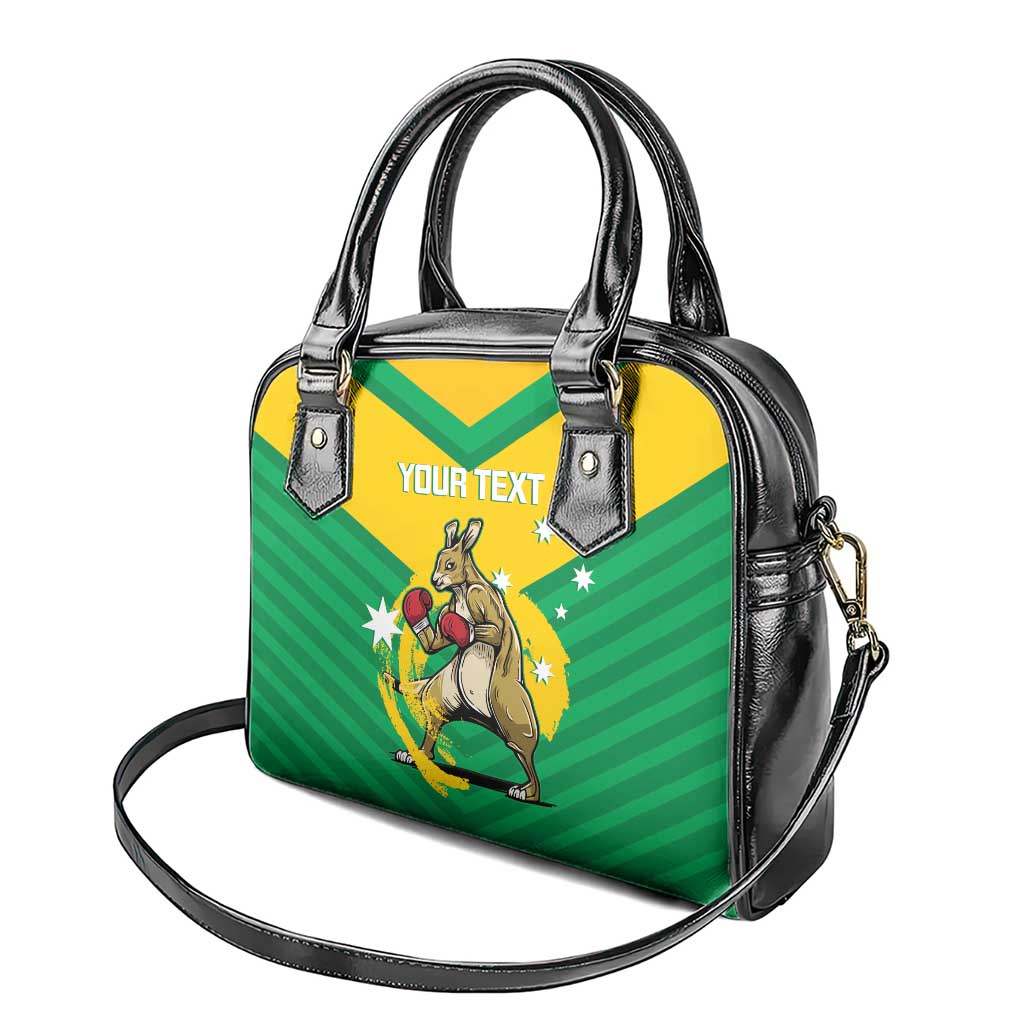 Personalised Australia Boxing Kangaroo Shoulder Handbag Aussie Pride National Color