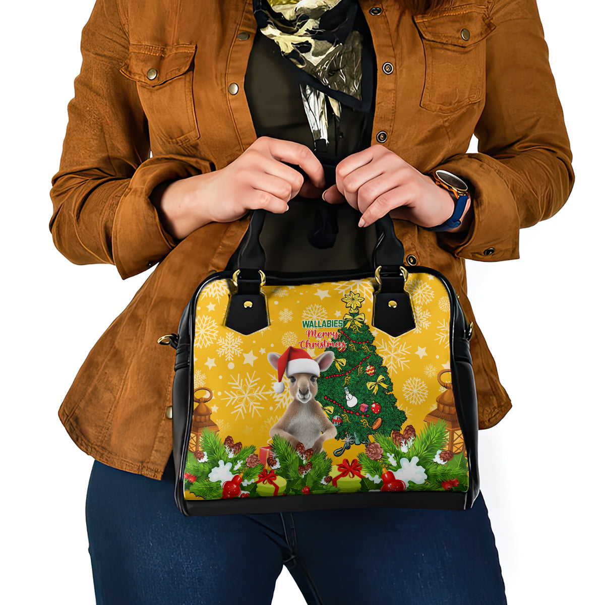 personalised-wallabies-rugby-christmas-shoulder-handbag-merry-xmas-with-australian-kangaroo