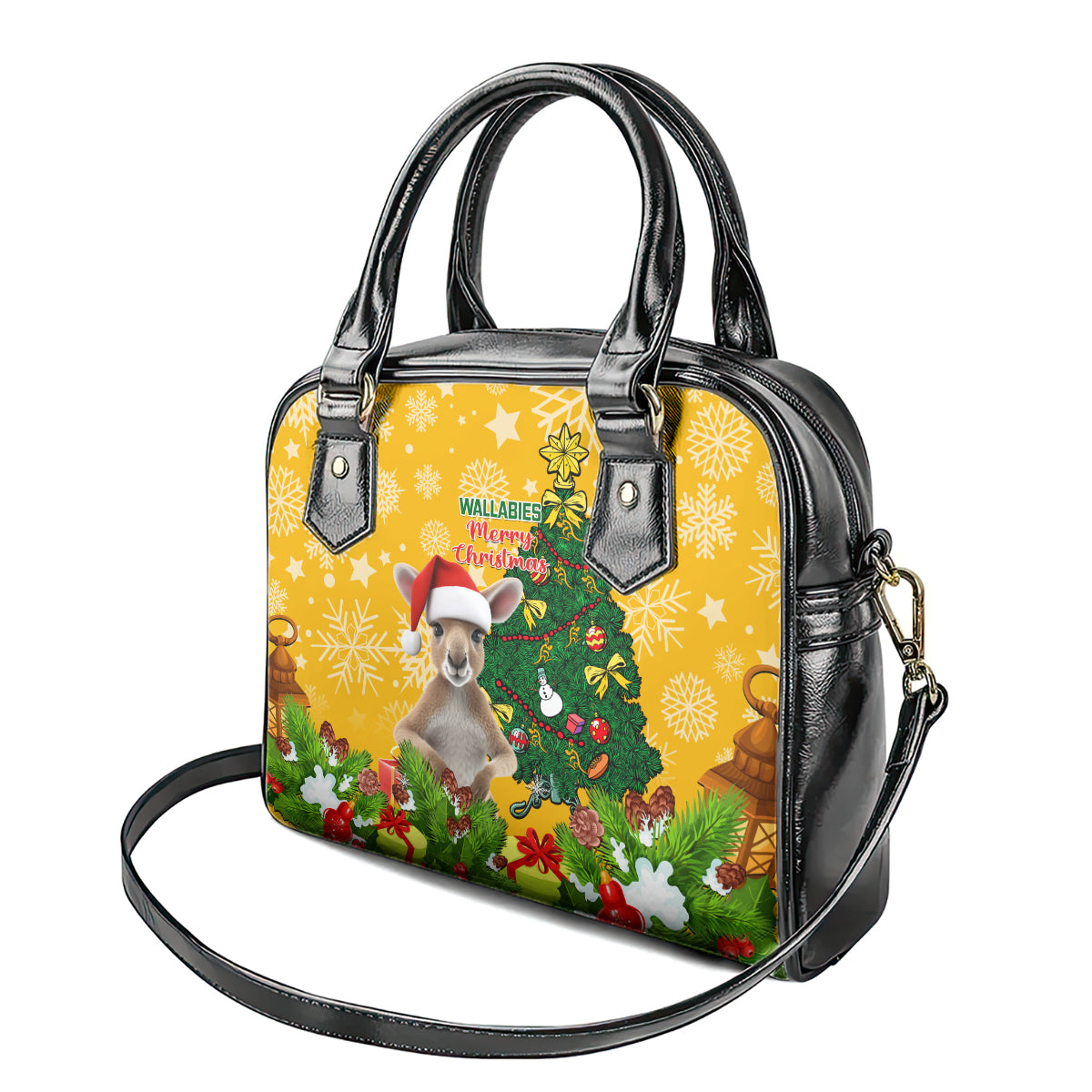 personalised-wallabies-rugby-christmas-shoulder-handbag-merry-xmas-with-australian-kangaroo