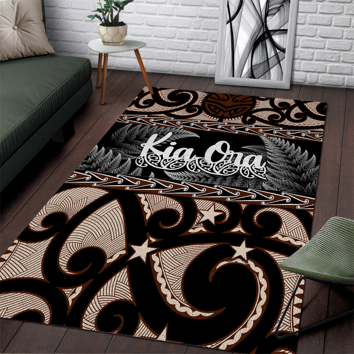 kia-ora-new-zealand-area-rug-aotearoa-proud-maori-with-silver-fern