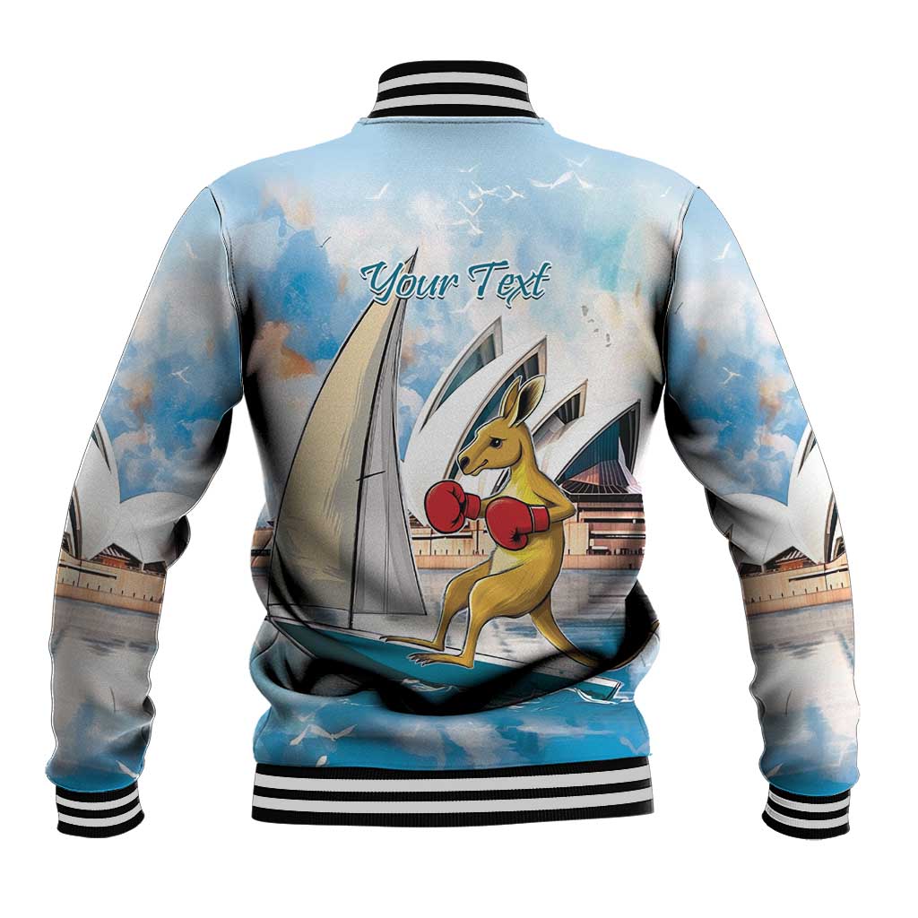 Personalised Australia Sailing Baseball Jacket Life Is Better On A Boat