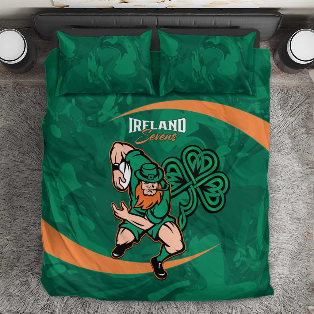 Ireland Rugby Sevens Bedding Set Go Champions Irish Shamrock