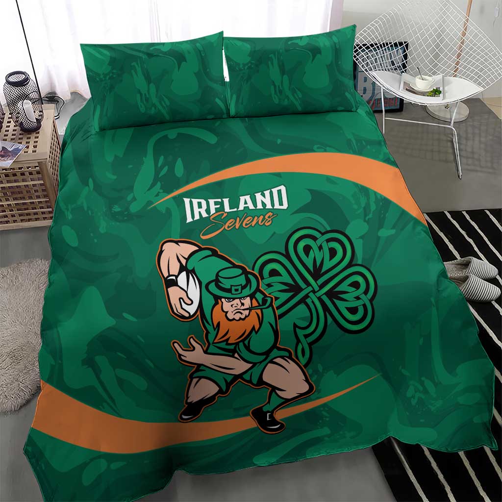 Ireland Rugby Sevens Bedding Set Go Champions Irish Shamrock