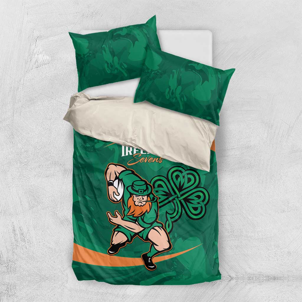 Ireland Rugby Sevens Bedding Set Go Champions Irish Shamrock