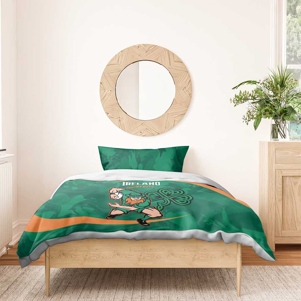 Ireland Rugby Sevens Bedding Set Go Champions Irish Shamrock