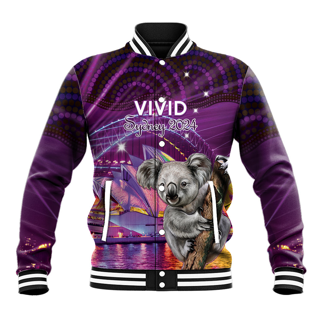 Vivid Sydney Australia Baseball Jacket Humanity Aussie Koala Fanciful Light