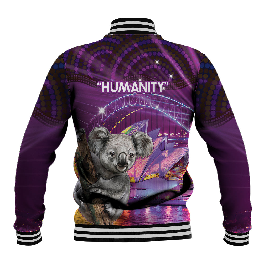 Vivid Sydney Australia Baseball Jacket Humanity Aussie Koala Fanciful Light