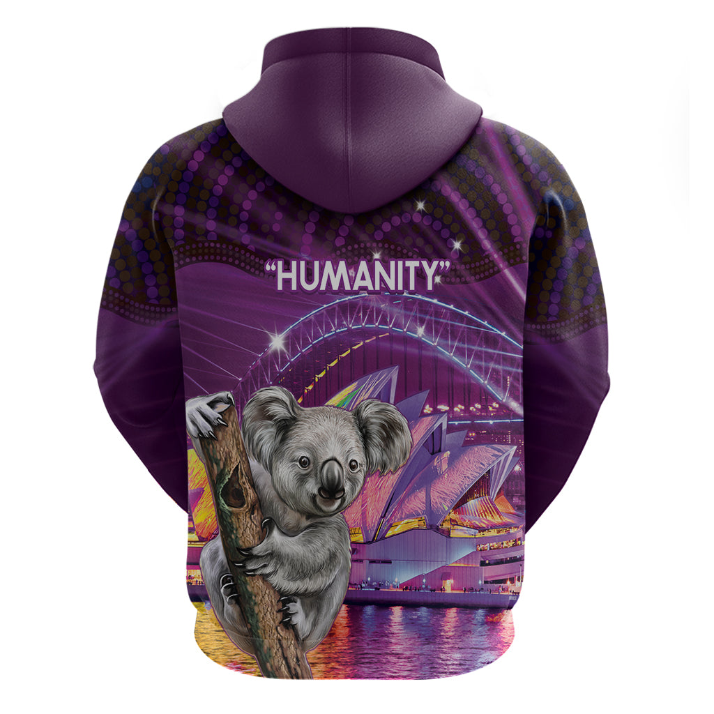 Vivid Sydney Australia Hoodie Humanity Aussie Koala Fanciful Light