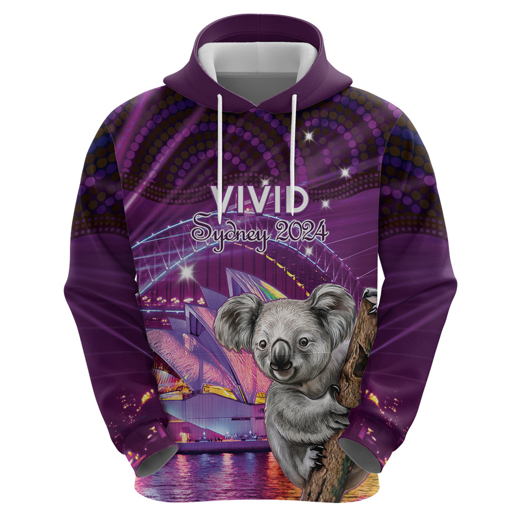 Vivid Sydney Australia Hoodie Humanity Aussie Koala Fanciful Light