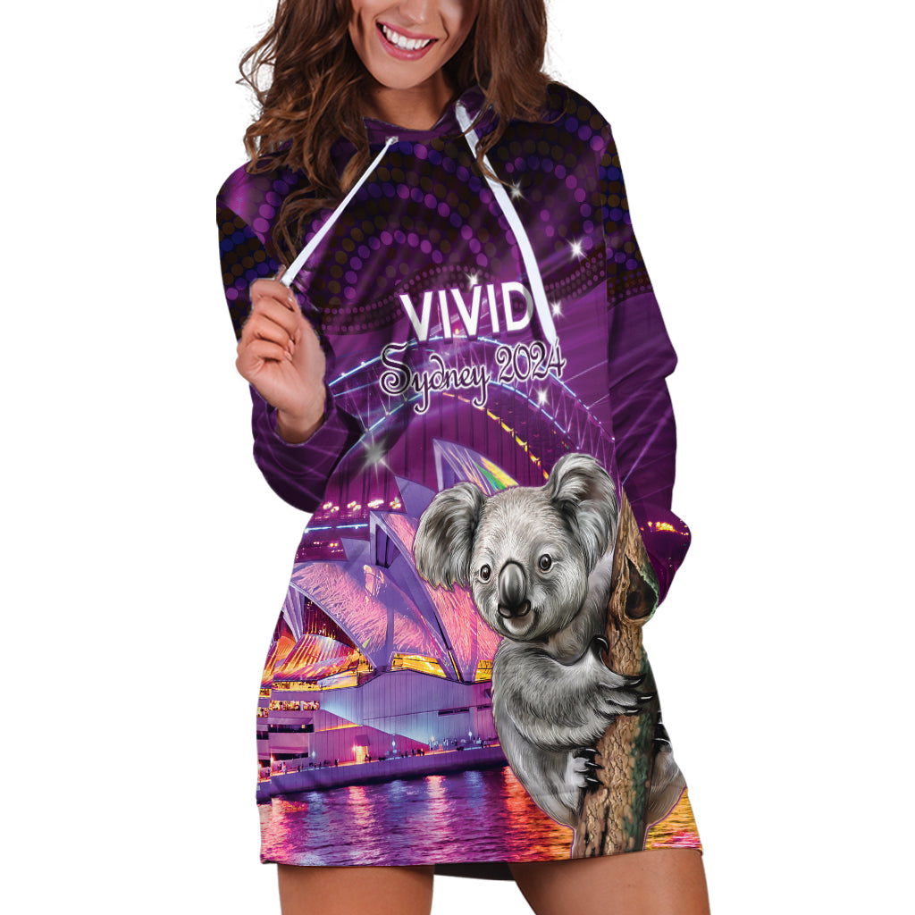 Vivid Sydney Australia Hoodie Dress Humanity Aussie Koala Fanciful Light