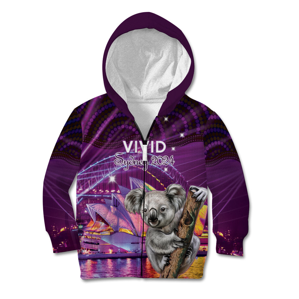 Vivid Sydney Australia Kid Hoodie Humanity Aussie Koala Fanciful Light