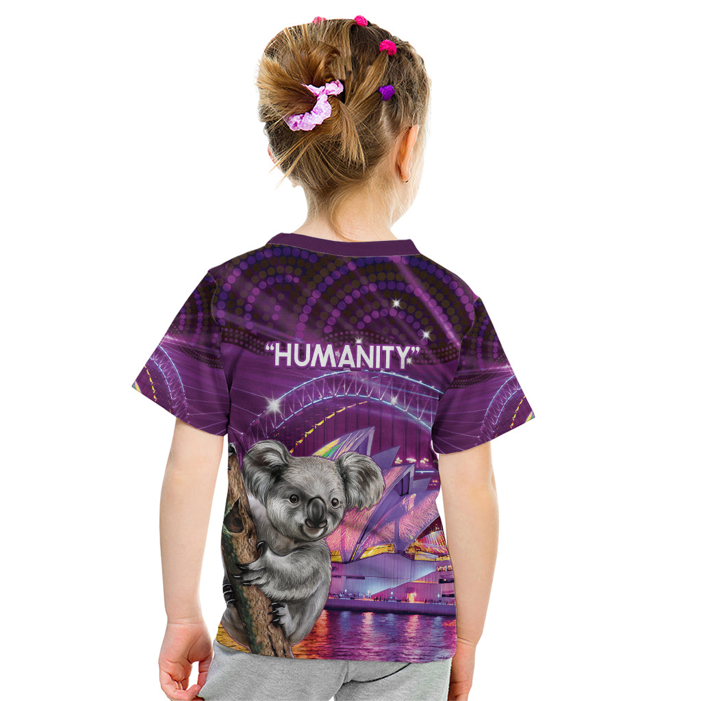 Vivid Sydney Australia Kid T Shirt Humanity Aussie Koala Fanciful Light