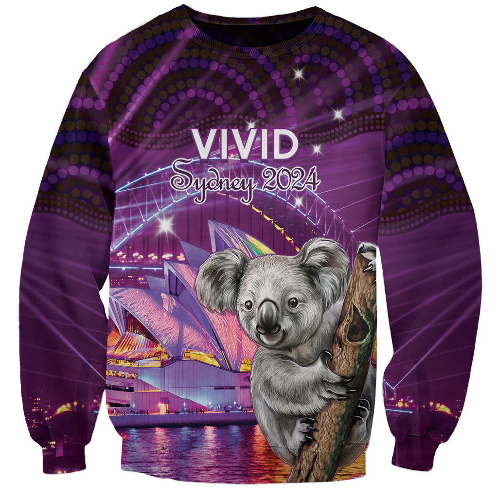 Vivid Sydney Australia Sweatshirt Humanity Aussie Koala Fanciful Light