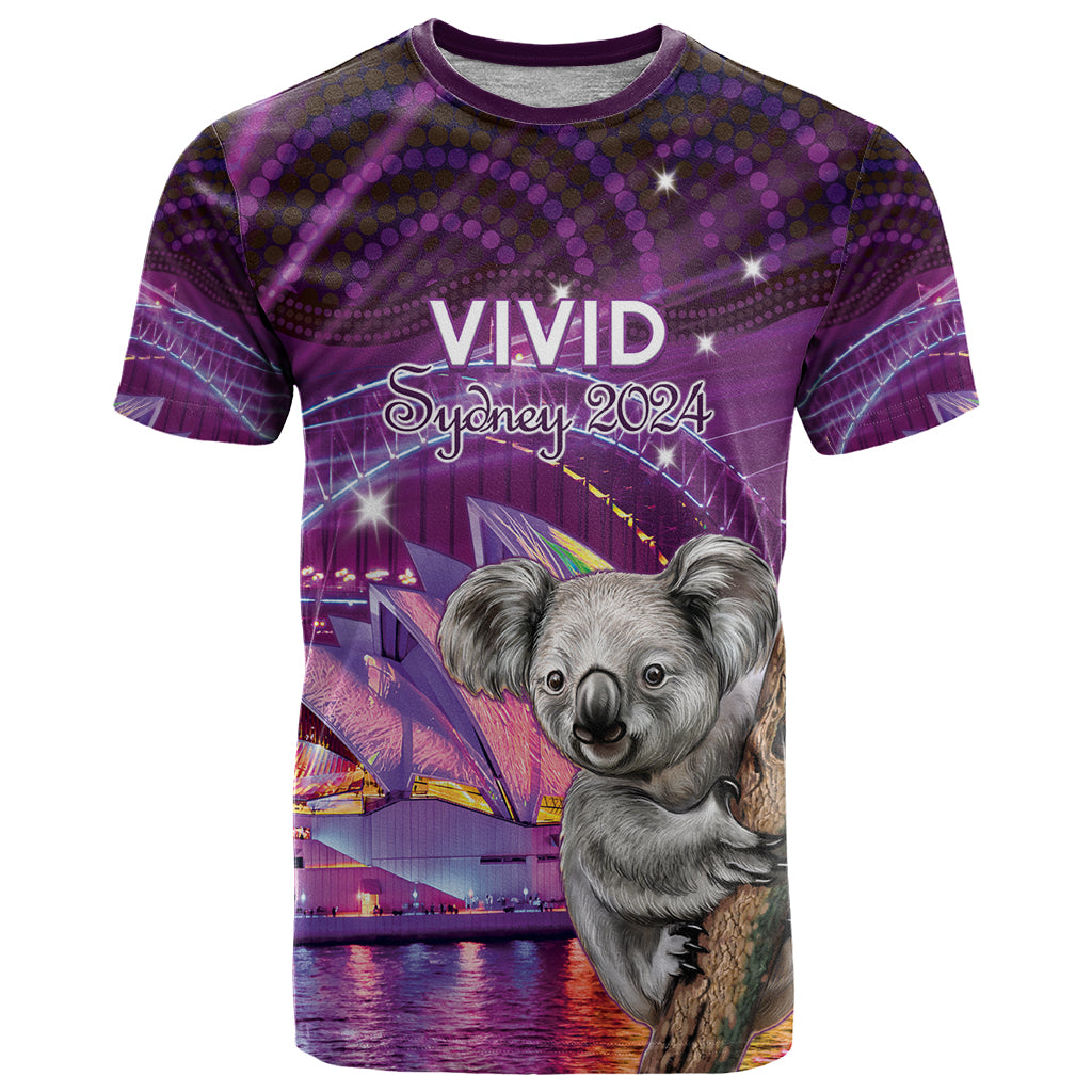 Vivid Sydney Australia T Shirt Humanity Aussie Koala Fanciful Light