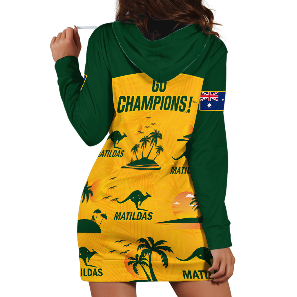 australia-soccer-hoodie-dress-matildas-world-cup-2023-tropical-style