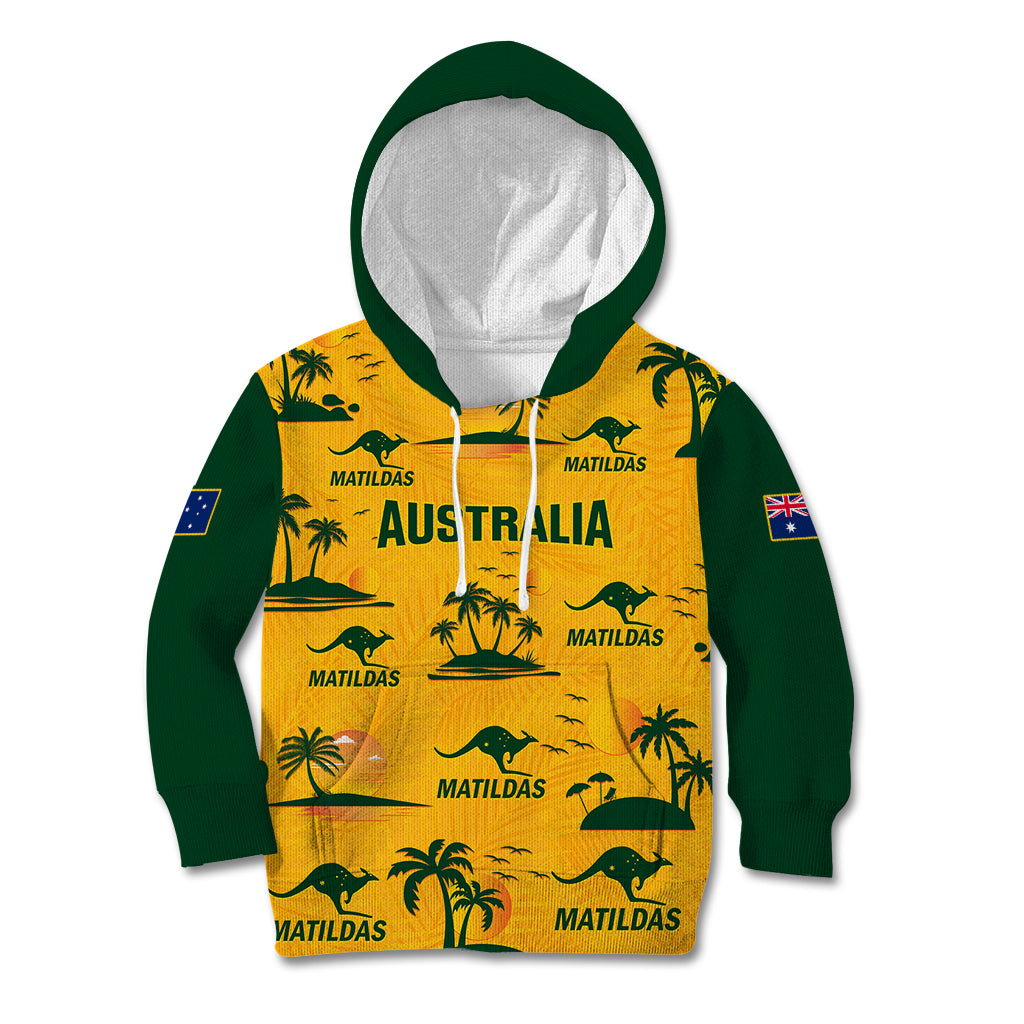 australia-soccer-kid-hoodie-matildas-world-cup-2023-tropical-style