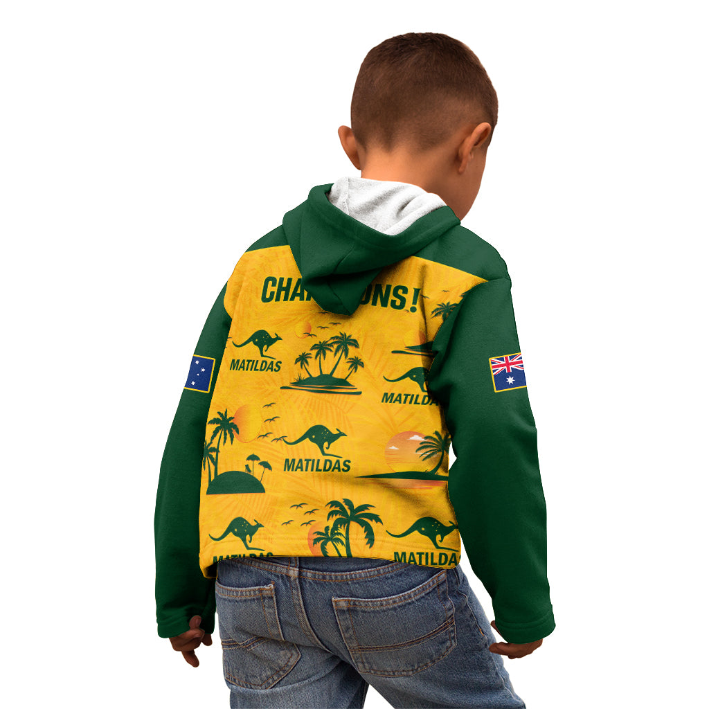 australia-soccer-kid-hoodie-matildas-world-cup-2023-tropical-style