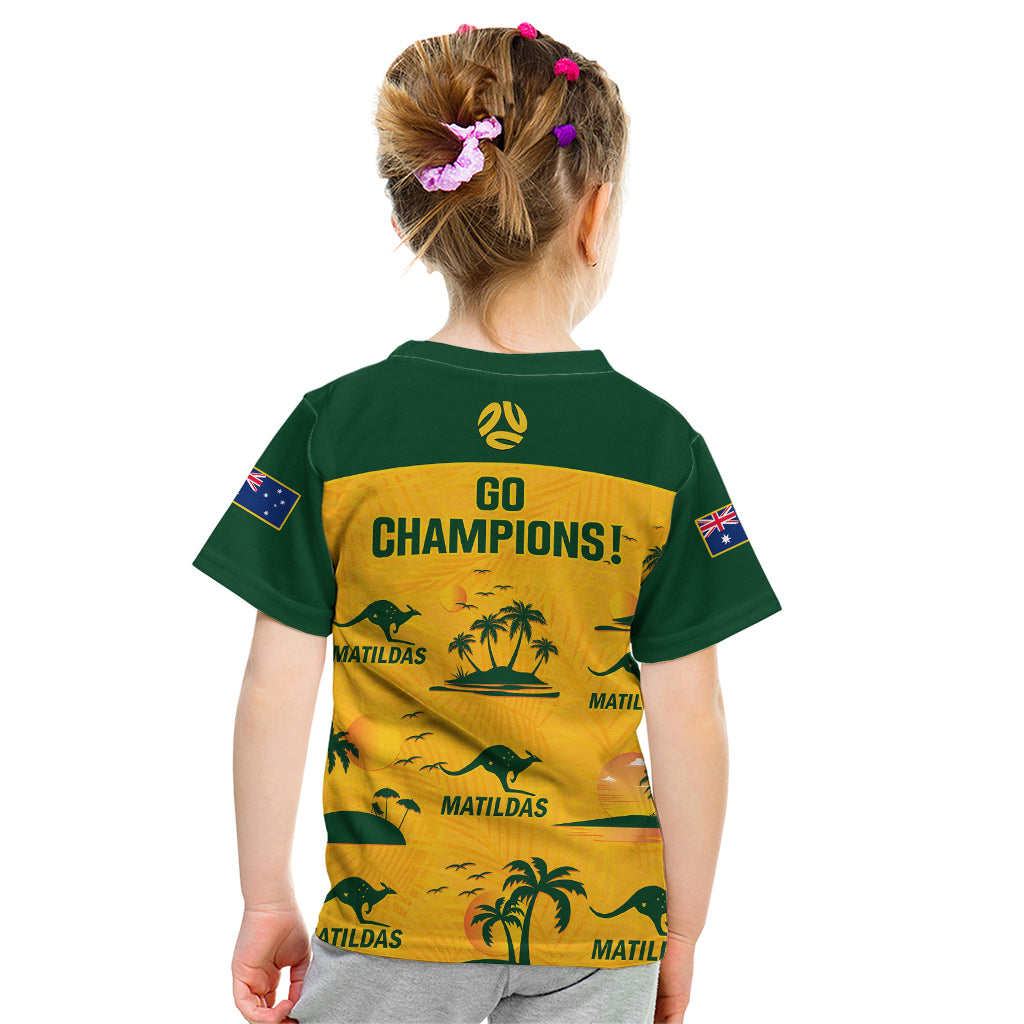 australia-soccer-kid-t-shirt-matildas-world-cup-2023-tropical-style