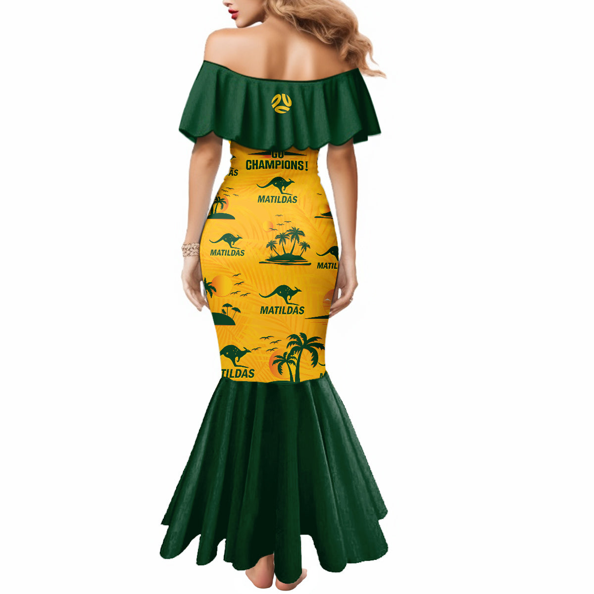 australia-soccer-mermaid-dress-matildas-world-cup-2023-tropical-style