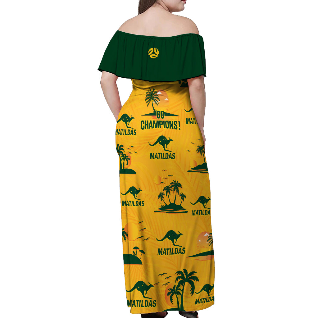 australia-soccer-off-shoulder-maxi-dress-matildas-world-cup-2023-tropical-style