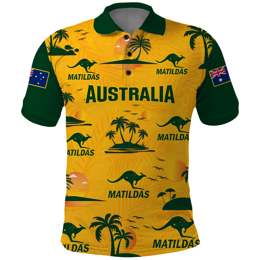 australia-soccer-polo-shirt-matildas-world-cup-2023-tropical-style