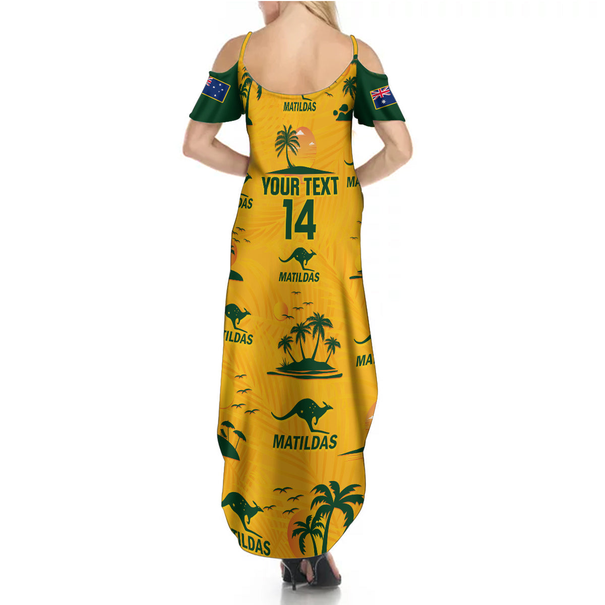 custom-australia-soccer-summer-maxi-dress-matildas-world-cup-2023-tropical-style