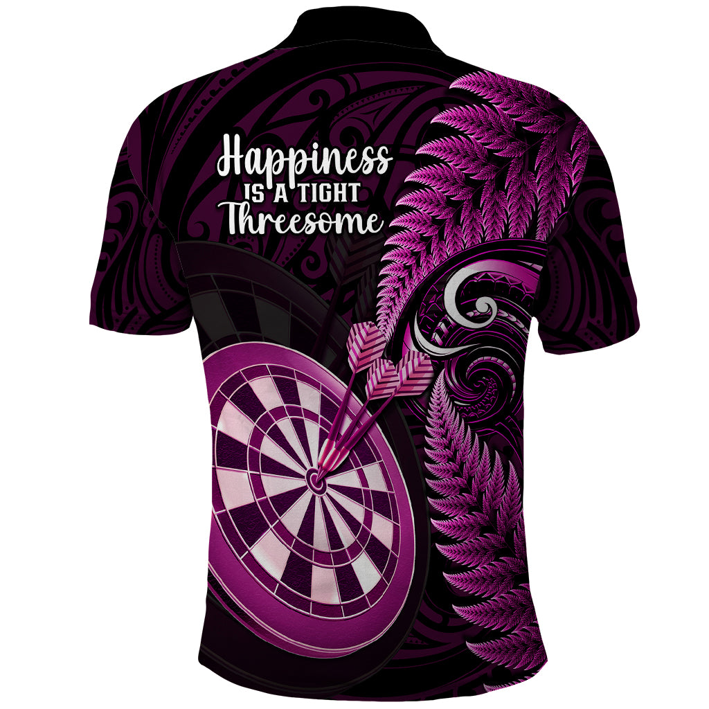 new-zealand-darts-polo-shirt-happiness-is-a-tight-threesome-maori-pink