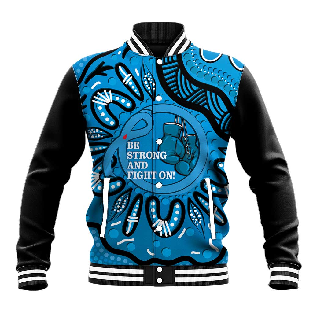 Australia Diabetes Awareness Month Baseball Jacket Be Strong And Fight On Aboriginal Art