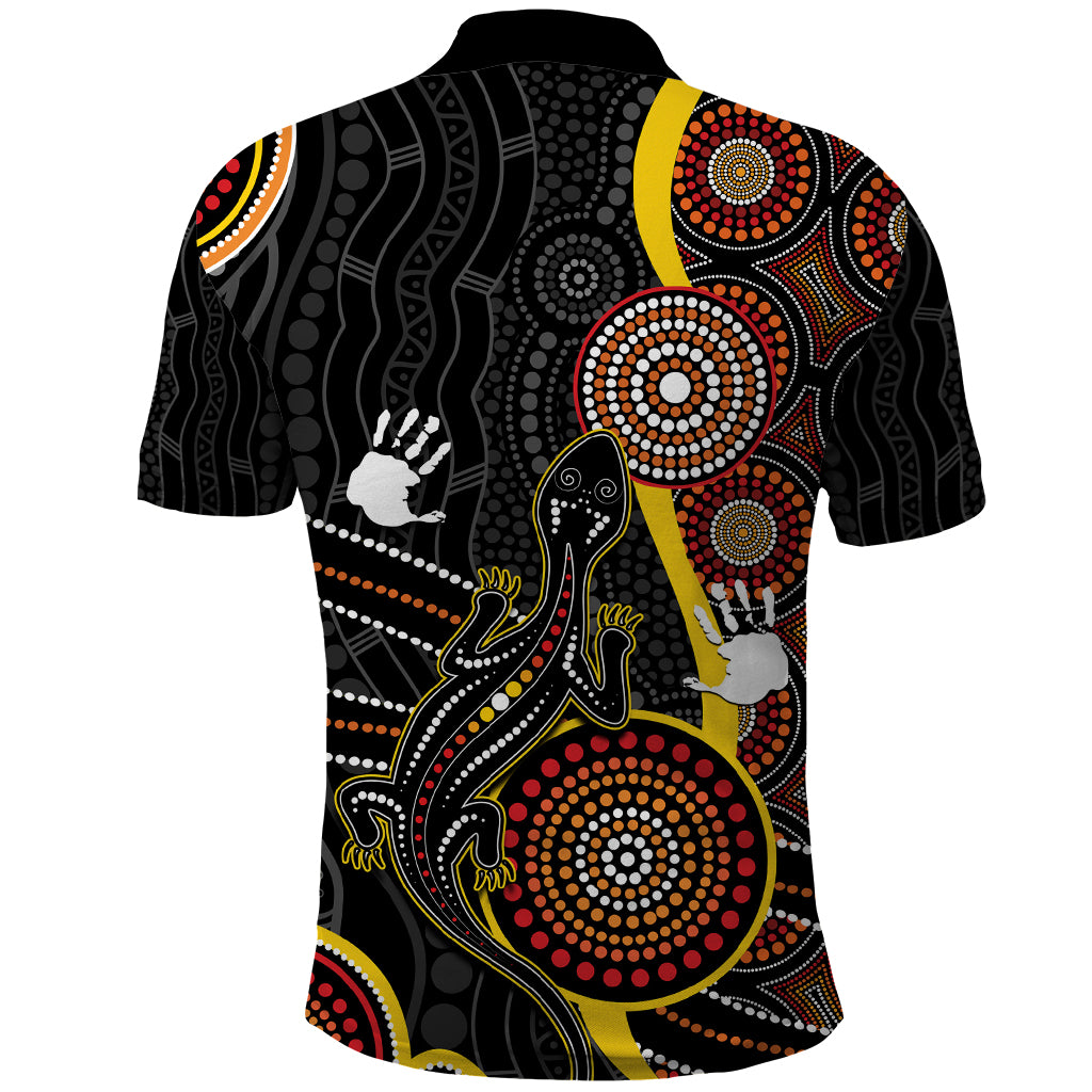 palyku-australia-lizard-aboriginal-art-polo-shirt