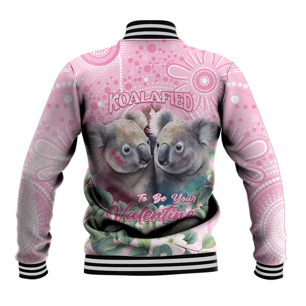 Australia Koala Valentine's Day Baseball Jacket Koalified To Be Your Valentine