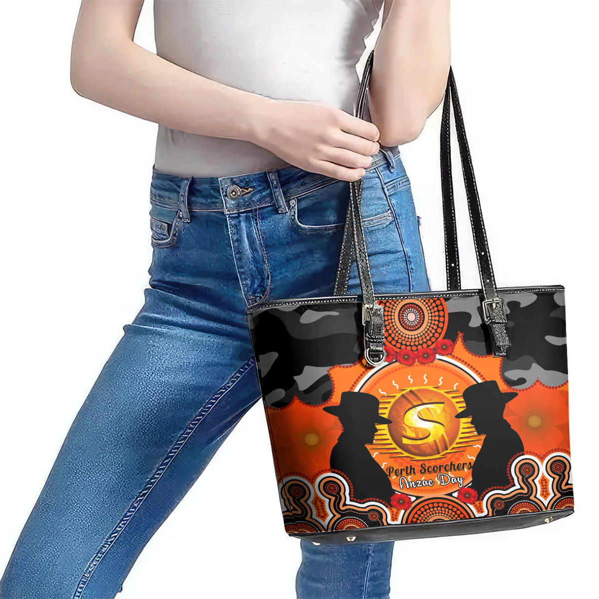 perth-scorchers-anzac-2024-leather-tote-bag-lest-we-forget-poppy-mix-camouflage