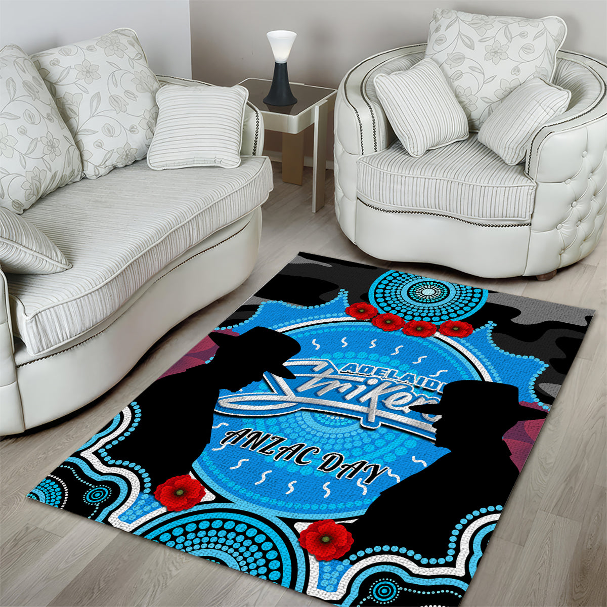 adelaide-strikers-anzac-2024-area-rug-lest-we-forget-poppy-mix-camouflage