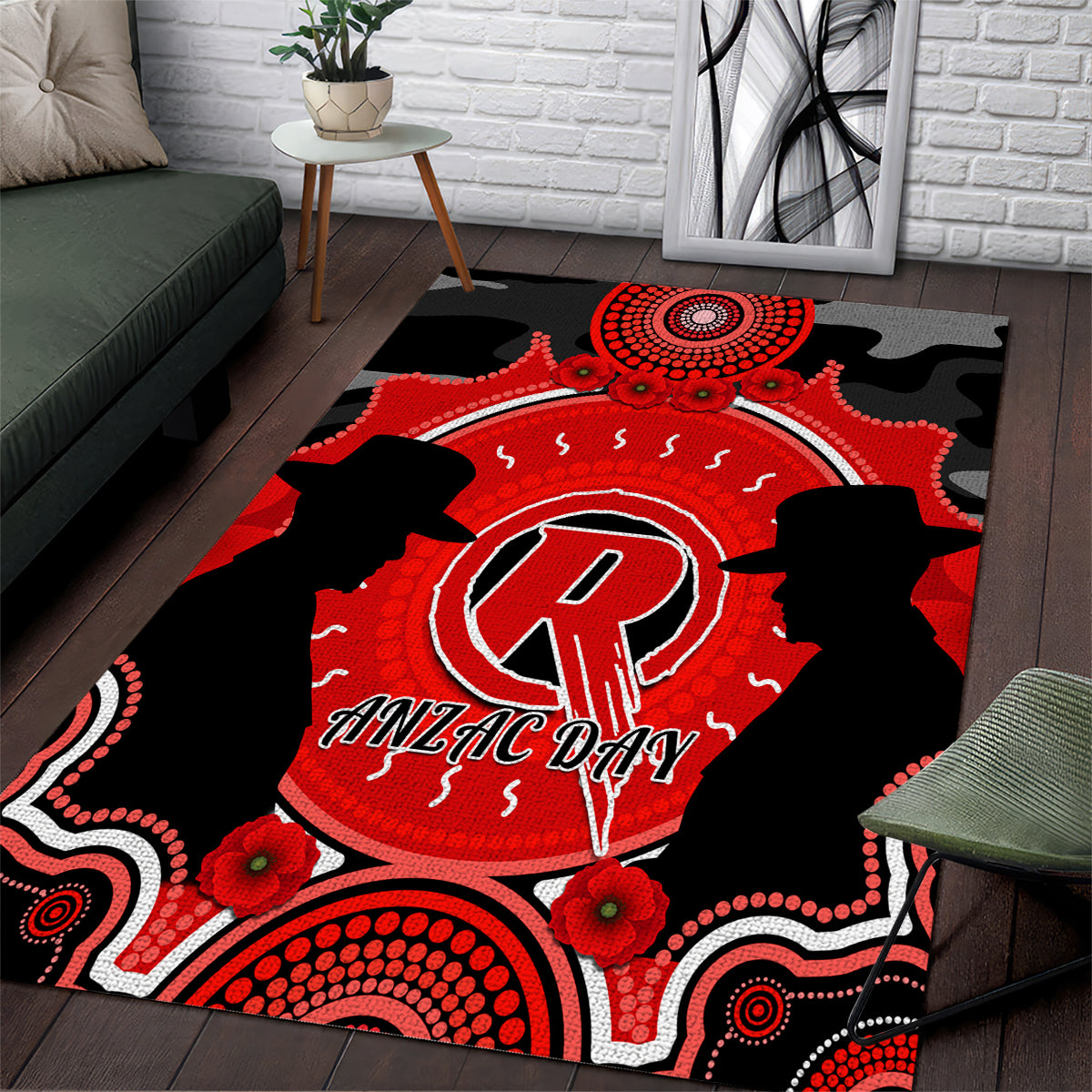 melbourne-renegades-anzac-2024-area-rug-lest-we-forget-poppy-mix-camouflage