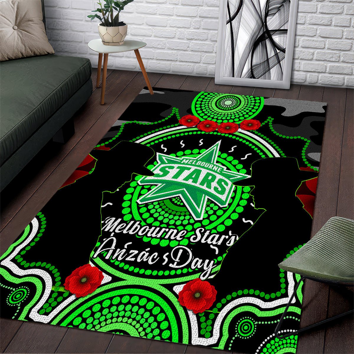 melbourne-stars-anzac-2024-area-rug-lest-we-forget-poppy-mix-camouflage