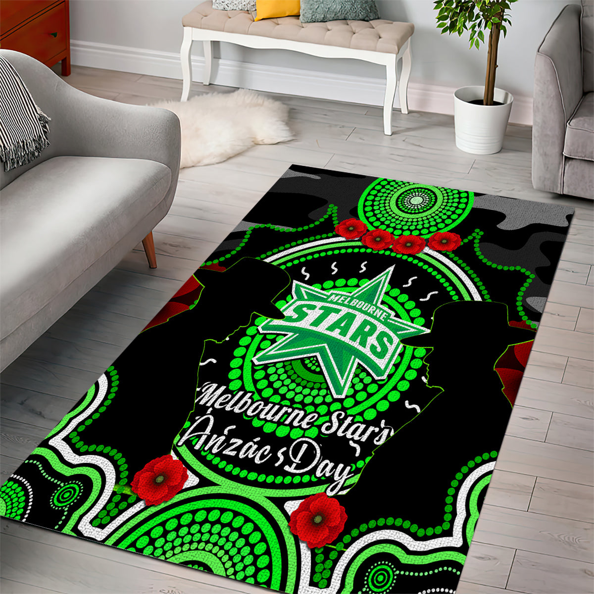 melbourne-stars-anzac-2024-area-rug-lest-we-forget-poppy-mix-camouflage