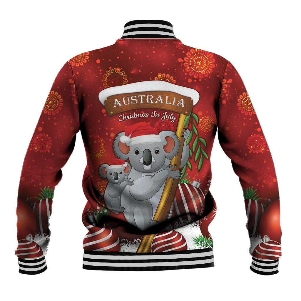 Australia Koala Baseball Jacket Christmas In July - Red