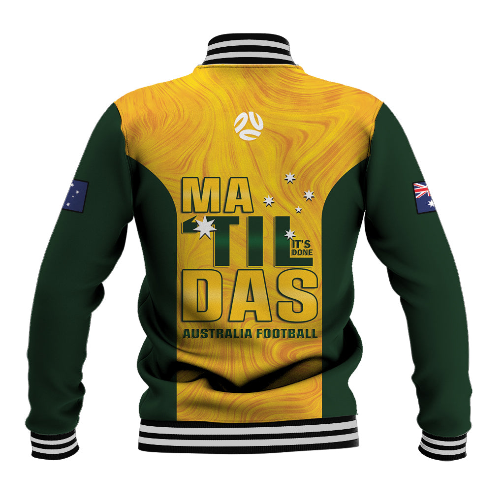 Australia Soccer Baseball Jacket Arnold Matildas Gold Version