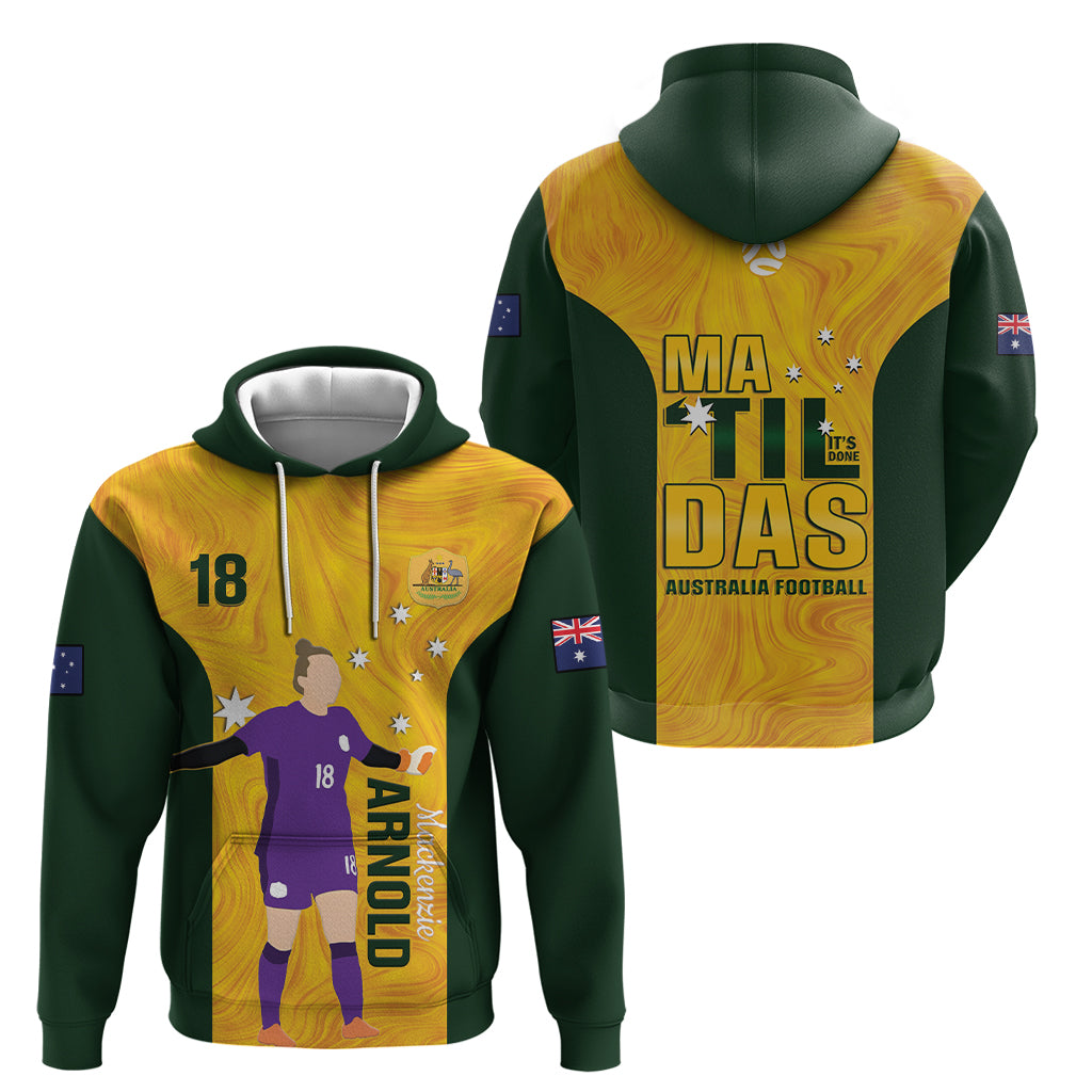 Australia Soccer Hoodie Arnold Matildas Gold Version