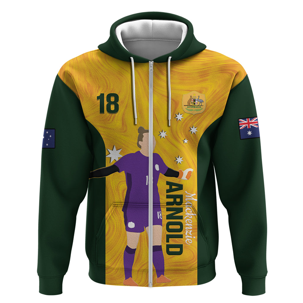 Australia Soccer Hoodie Arnold Matildas Gold Version