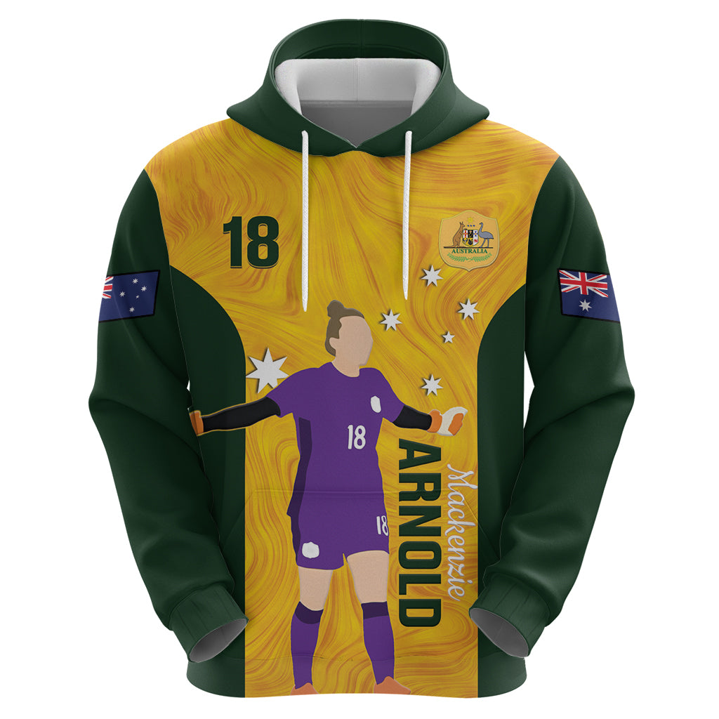 Australia Soccer Hoodie Arnold Matildas Gold Version