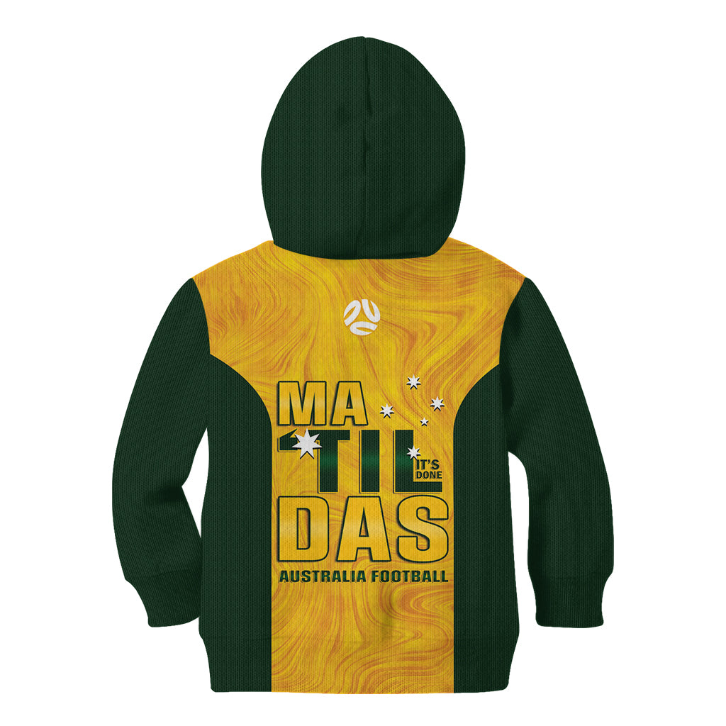 Australia Soccer Kid Hoodie Arnold Matildas Gold Version