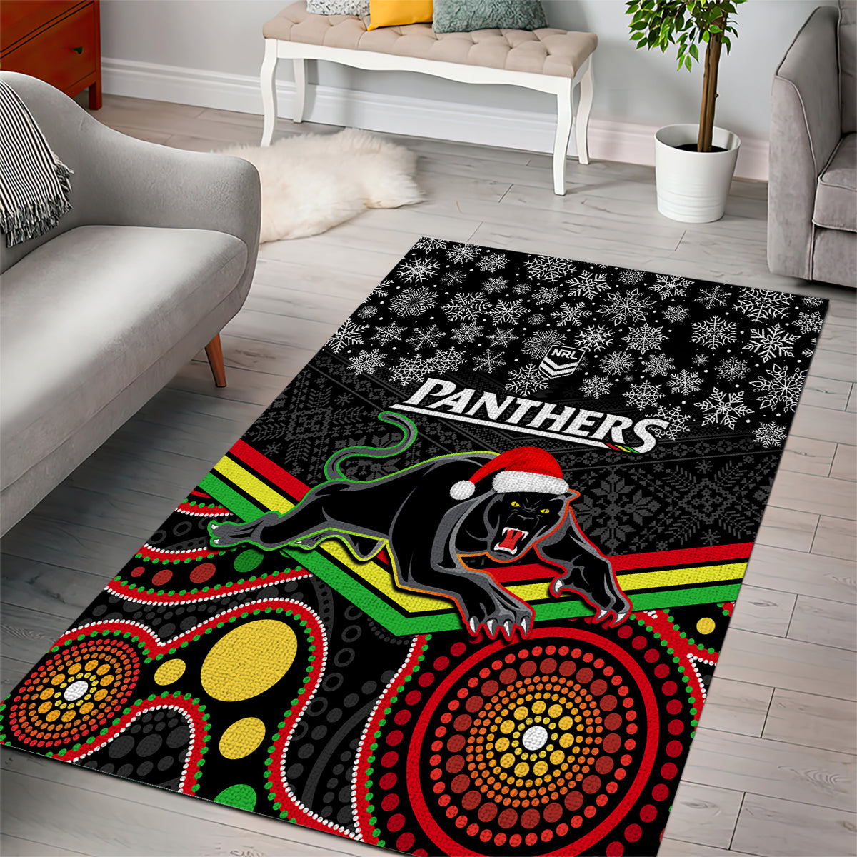 custom-panthers-rugby-christmas-area-rug-merry-xmas-2023-mix-aboriginal-art-black-version