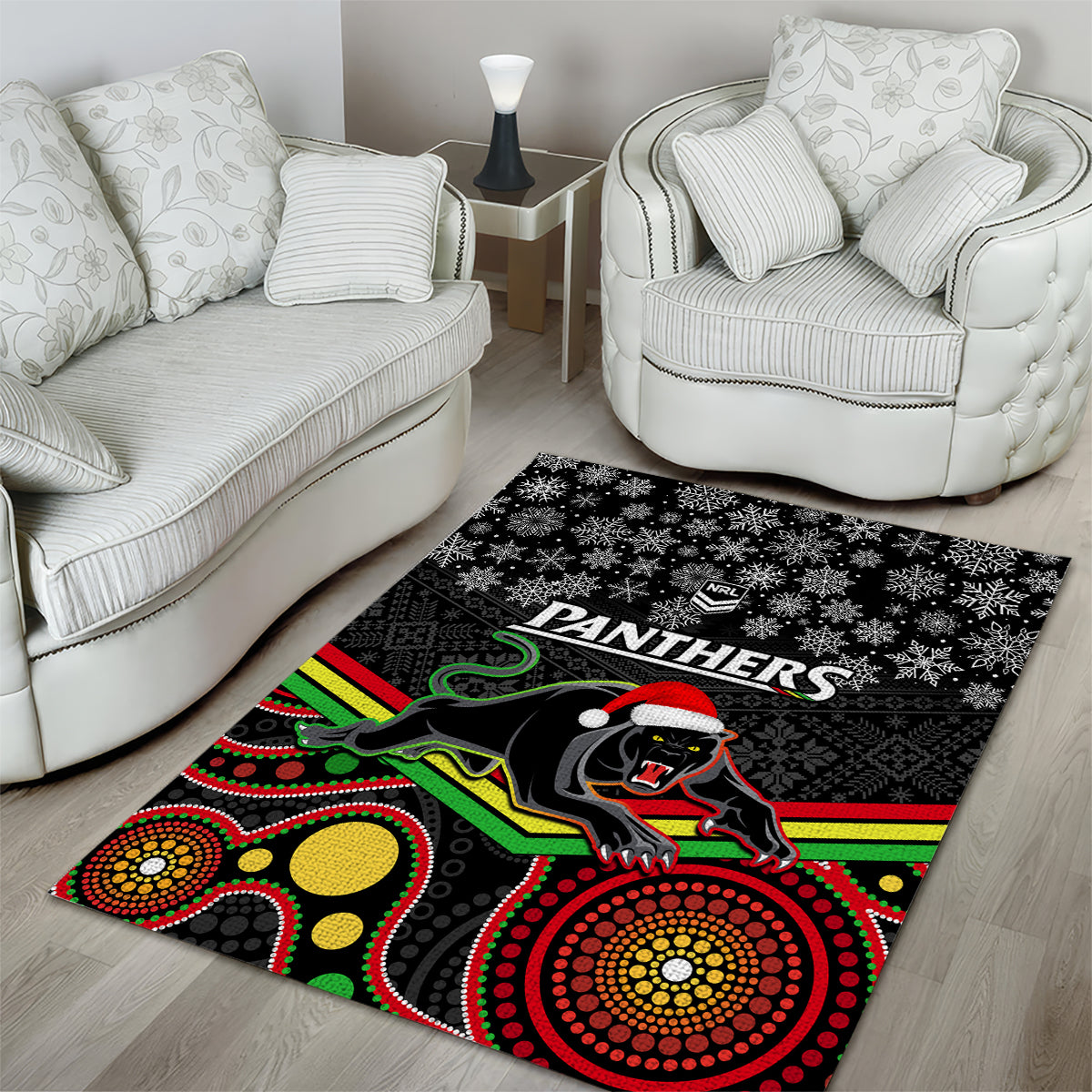 custom-panthers-rugby-christmas-area-rug-merry-xmas-2023-mix-aboriginal-art-black-version