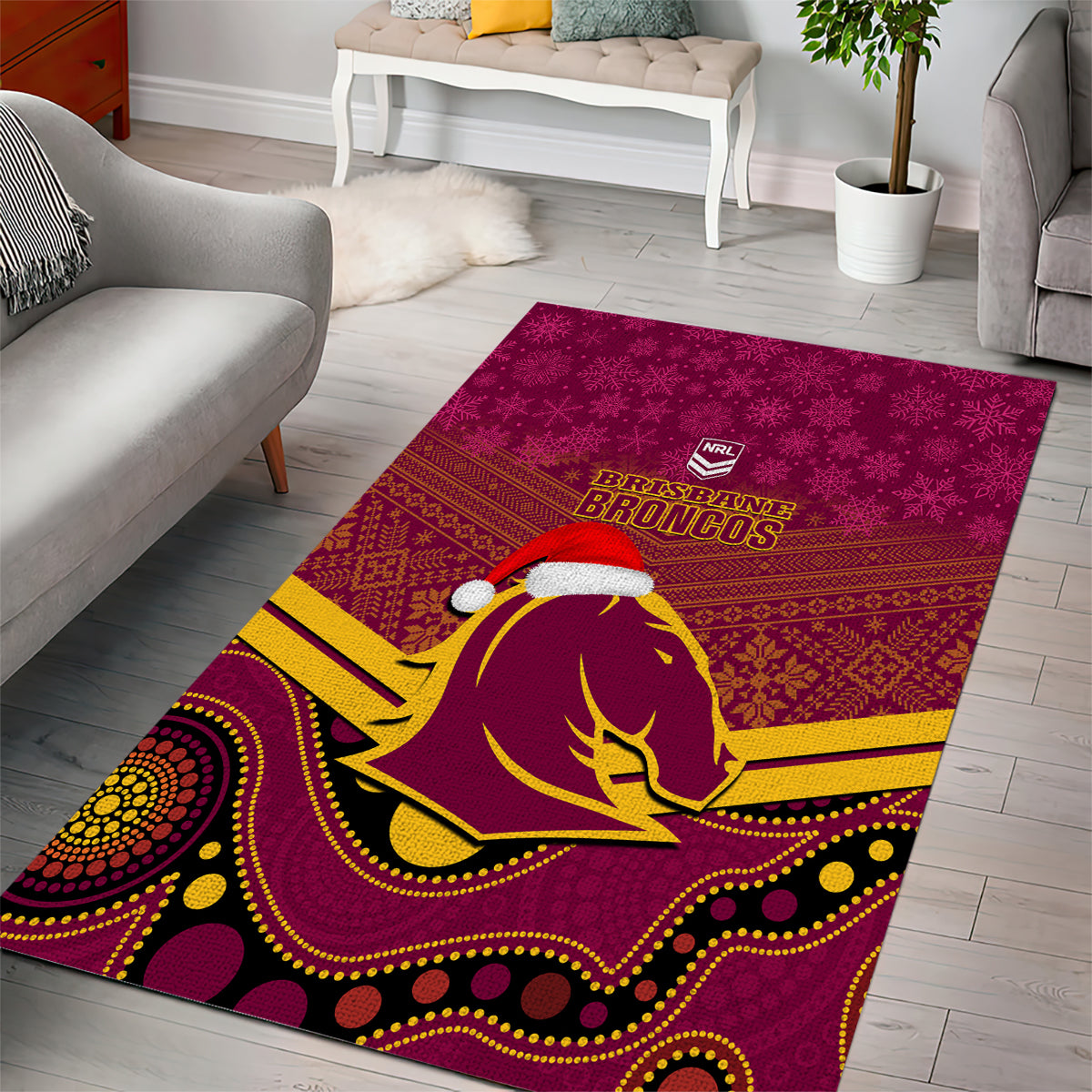 custom-brisbane-broncos-rugby-christmas-area-rug-merry-xmas-2023-mix-aboriginal-art