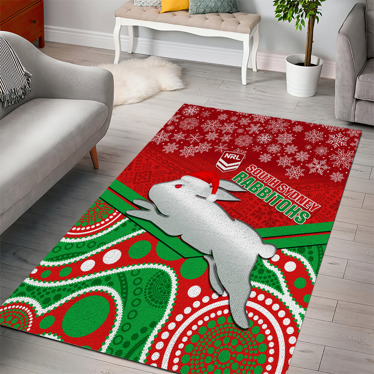 custom-rabbitohs-rugby-christmas-area-rug-merry-xmas-2023-mix-aboriginal-art