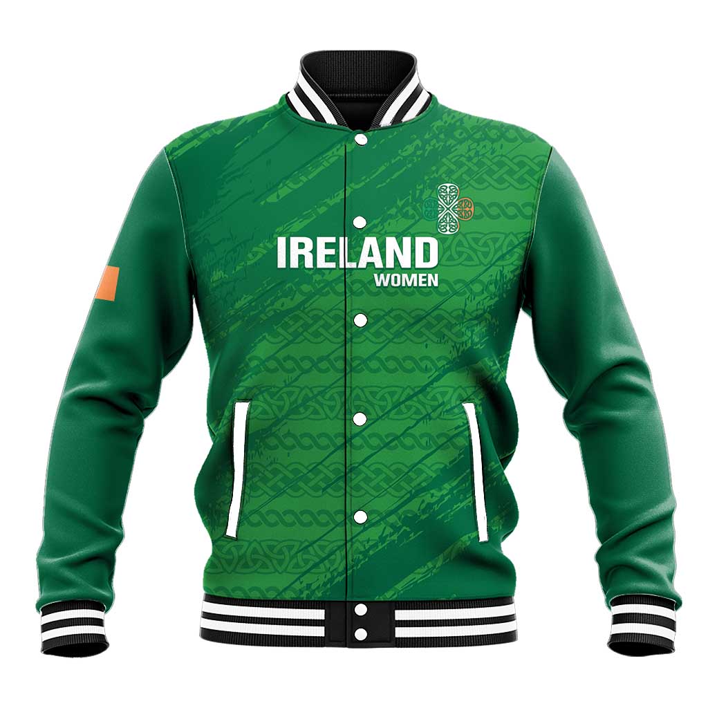 Custom Ireland Cricket Baseball Jacket Irish Celtic Knot - National Color