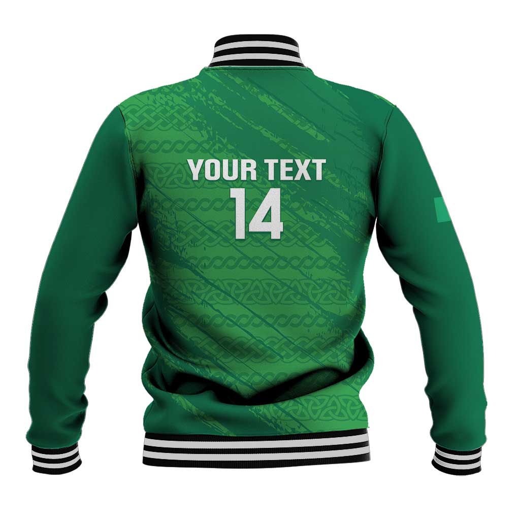 Custom Ireland Cricket Baseball Jacket Irish Celtic Knot - National Color